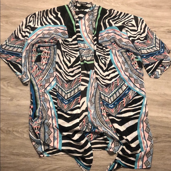 Multicolored coverup from express - Picture 5 of 5